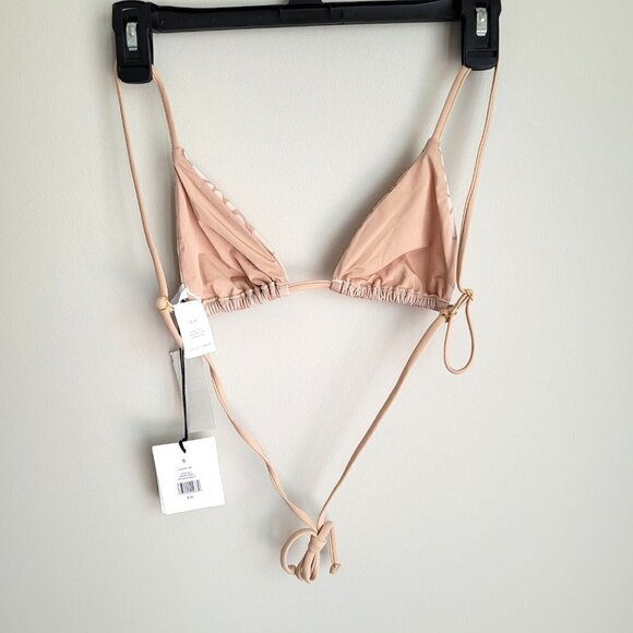 NWT Onia Alexa Ombre Croc Nude Multi Bikini Top - Picture 10 of 13